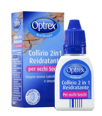 GOCCE OCULARI OPTREX ACTIDROPS 2IN1 REIDRATANTE OCCHI STANCHI 1 PEZZO - Farmacia Murachelli Di Putelli dr. Giovanni