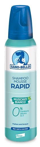 SANO E BELLO SHAMPOO MOUSSE RAPID NF MUSCHIO BIANCO 300 ML - Farmacia Murachelli Di Putelli dr. Giovanni