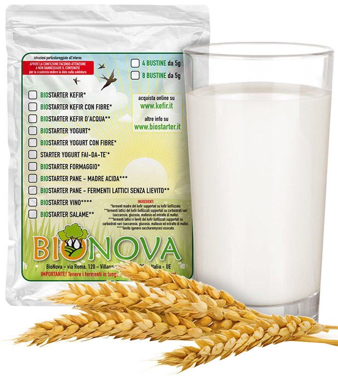 BIOSTARTER PER KEFIR 4 X 5 G - Farmacia Murachelli Di Putelli dr. Giovanni