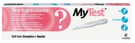 TEST DI GRAVIDANZA RAPIDO HCG MYTEST 1 PEZZO - Farmacia Murachelli Di Putelli dr. Giovanni