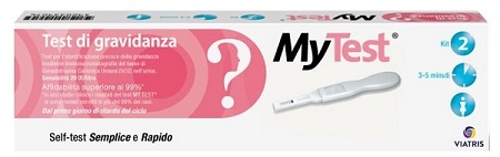TEST DI GRAVIDANZA RAPIDO HCG MYTEST 2 PEZZI - Farmacia Murachelli Di Putelli dr. Giovanni