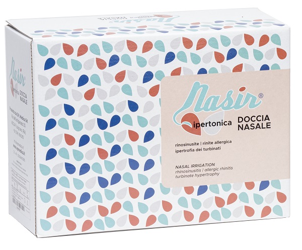 DOCCIA NASALE NARIS CON SOLUZIONE FISIOLOGICA IPERTONICA 8 SACCHE 250 ML + 1 BLISTER - Farmacia Murachelli Di Putelli dr. Giovanni