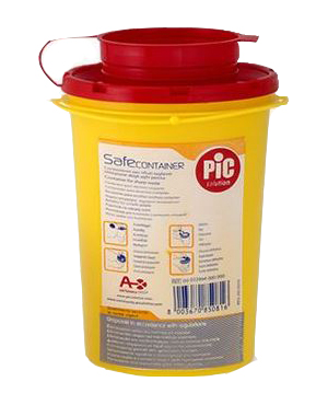 CONTENITORE DI SICUREZZA PER TALGIENTI PIC CAPACITA' 0,6 LITRI ARTICOLO 00022994000000 1 PEZZO - Farmacia Murachelli Di Putelli dr. Giovanni