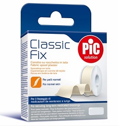 CEROTTO IN ROCCHETTO PIC CLASSIC FIX TELA BIANCO 2,5X500 CM FUSTELLA - Farmacia Murachelli Di Putelli dr. Giovanni