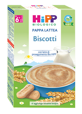 HIPP BIO PAPPA LATTEA BISCOTTI 250 G - Farmacia Murachelli Di Putelli dr. Giovanni