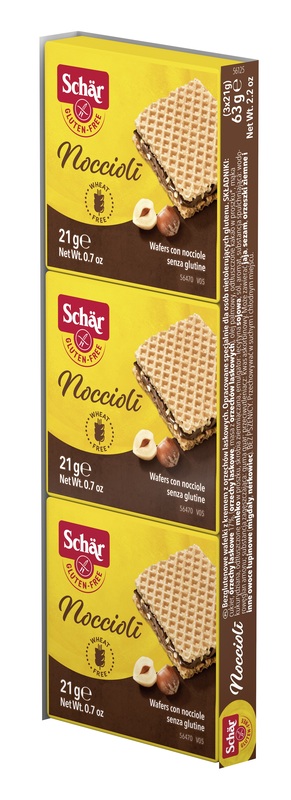 SCHAR NOCCIOLI' WAFERS CON NOCCIOLE 3 PEZZI DA 21 G - Farmacia Murachelli Di Putelli dr. Giovanni