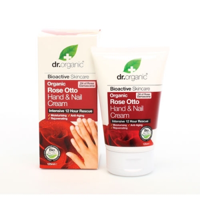DR ORGANIC ROSE OTTO ROSA HAND NAIL CREAM CREMA MANI 125 ML - Farmacia Murachelli Di Putelli dr. Giovanni