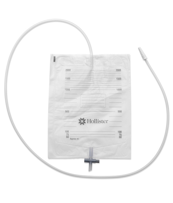SACCA URINA DA LETTO HOLLISTER CON ANTIREFLUSSO E RUBINETTO DI SCARICO TUBO 130 CM 30 PEZZI - Farmacia Murachelli Di Putelli dr. Giovanni