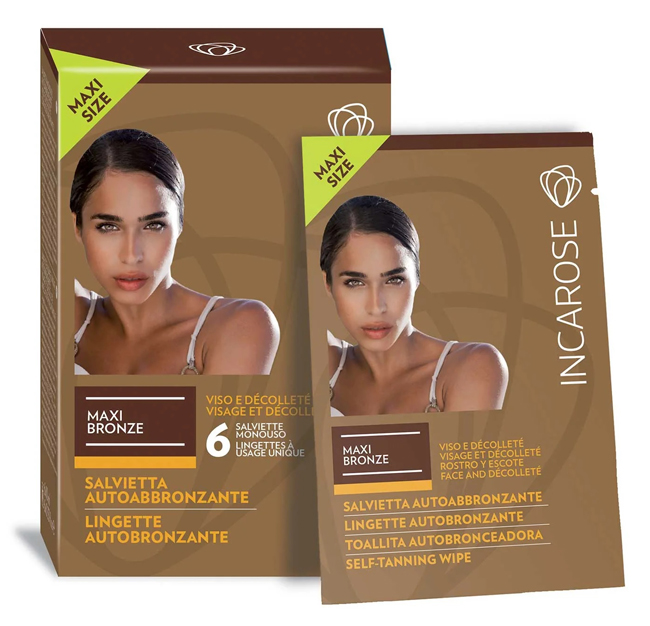 INCAROSE MAXI BRONZE 6 SALVIETTE VEG* - Farmacia Murachelli Di Putelli dr. Giovanni