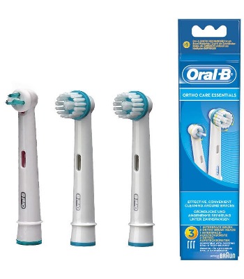 ORALB ORTHO CARE ESSENTIALS TESTINE SPAZZOLINO ELETTRICO APPARECCHIO ORTODONTICO 3 PEZZI - Farmacia Murachelli Di Putelli dr. Giovanni