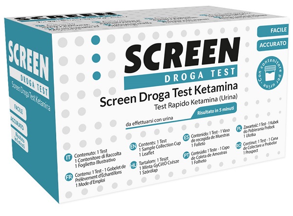SCREEN DROGA TEST KETAMINA TEST ANTIDROGA CON CONTENITORE URINA - Farmacia Murachelli Di Putelli dr. Giovanni