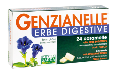 GENZIANELLE ERBE DIGESTIVE SENZA ZUCCHERO 24 CARAMELLE - Farmacia Murachelli Di Putelli dr. Giovanni