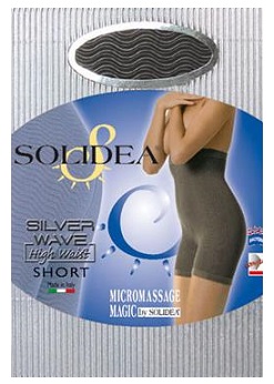 SILVER WAVE HIGH WAIST SHORT PANTALONCINO VITA ALTA NERO 4L - Farmacia Murachelli Di Putelli dr. Giovanni