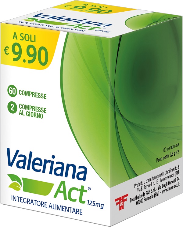 VALERIANA ACT 60 COMPRESSE - Farmacia Murachelli Di Putelli dr. Giovanni