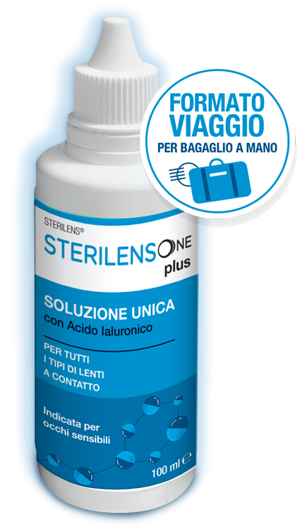 SOLUZIONE UNICA STERILENS ONE PLUS CON ACIDO IALURONICO 100 ML - Farmacia Murachelli Di Putelli dr. Giovanni