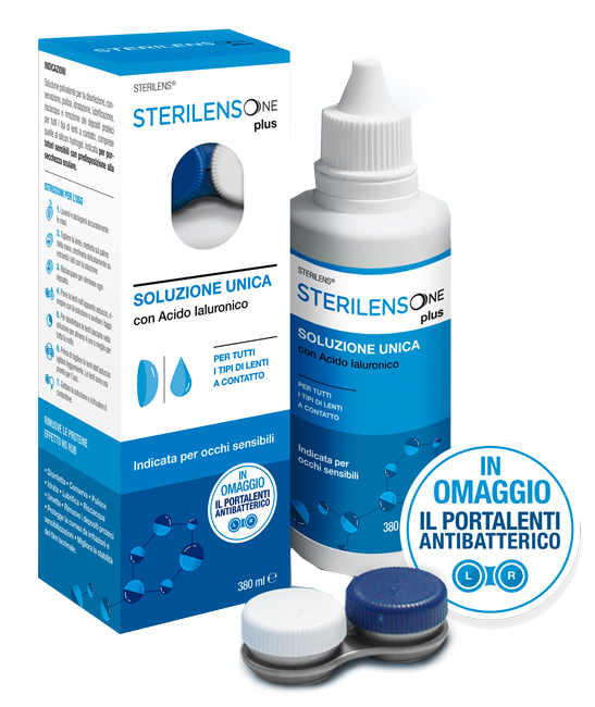 SOLUZIONE UNICA STERILENS ONE PLUS CON ACIDO IALURONICO 380 ML - Farmacia Murachelli Di Putelli dr. Giovanni