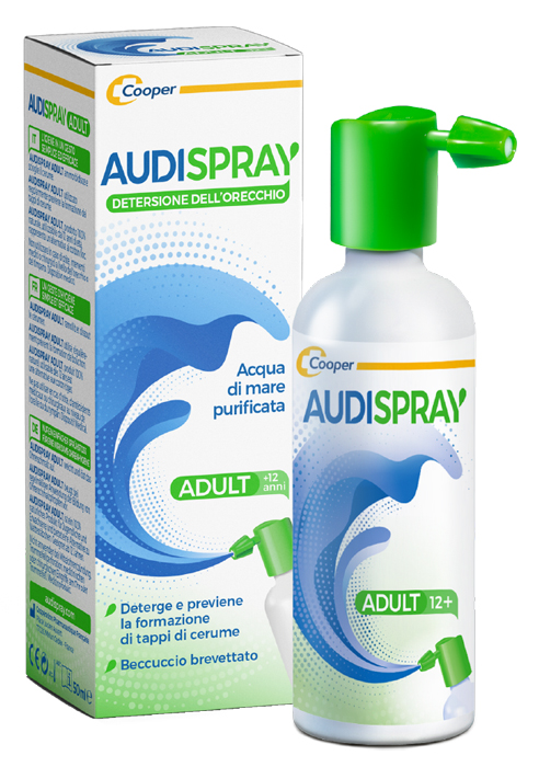 AUDISPRAY ADULT SOLUZIONE DI ACQUA DI MARE IPERTONICA SPRAY SENZA GAS DETERSIONE ORECCHIO 50 ML - Farmacia Murachelli Di Putelli dr. Giovanni
