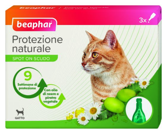 PROTEZIONE NAT SPOT ON GATTO 3 PIPETTE DA 1 ML - Farmacia Murachelli Di Putelli dr. Giovanni