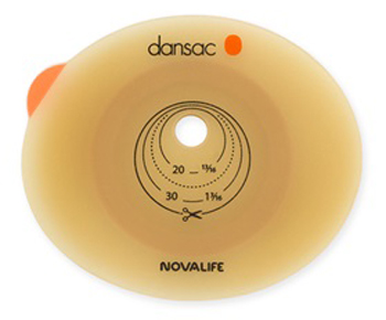 PLACCA PER COLO ILEO ED UROSTOMIA DANSAC NOVALIFE2 43MM RITAGLIABILE 10-35 - Farmacia Murachelli Di Putelli dr. Giovanni