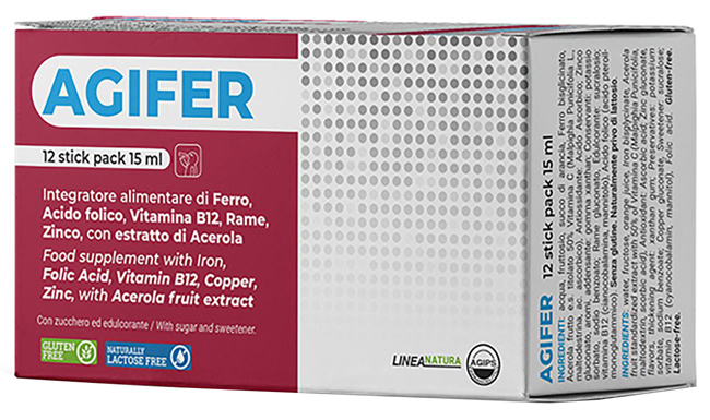 AGIFER 15 STICK 15 ML - Farmacia Murachelli Di Putelli dr. Giovanni