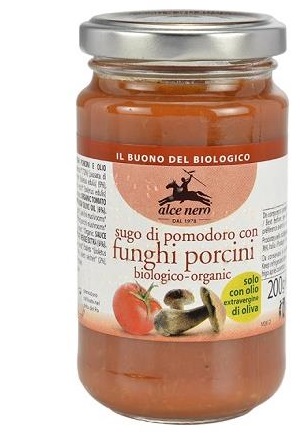 SUGO DI POMODORO CON FUNGHI PORCINI BIO 200 G - Farmacia Murachelli Di Putelli dr. Giovanni