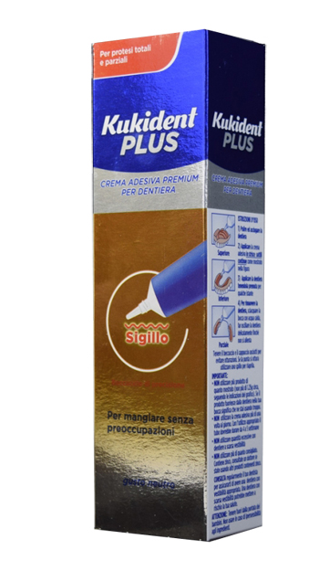 KUKIDENT SIGILLO CREMA ADESIVA PER PROTESI DENTARIE 40 G - Farmacia Murachelli Di Putelli dr. Giovanni