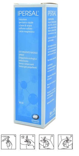 SOLUZIONE IPERTONICA IPERSAL SPRAY NASALE 50 ML - Farmacia Murachelli Di Putelli dr. Giovanni