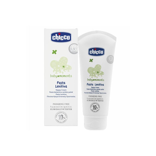 CHICCO COSMETICI BABY MOMENTS PASTA LENITIVA 100 ML - Farmacia Murachelli Di Putelli dr. Giovanni