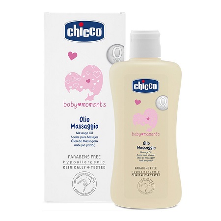 CHICCO COSMETICI BABY MOMENTS OLIO MASSAGGIO 200 ML - Farmacia Murachelli Di Putelli dr. Giovanni