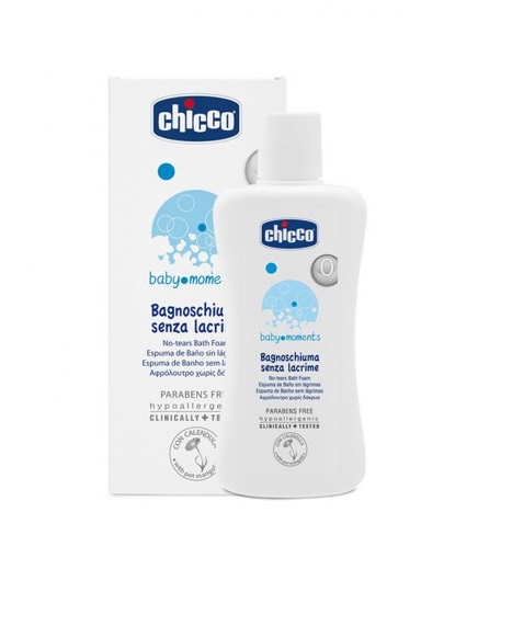 CHICCO COSMETICI BABY MOMENTS BAGNOSCHIUMA 200 ML - Farmacia Murachelli Di Putelli dr. Giovanni