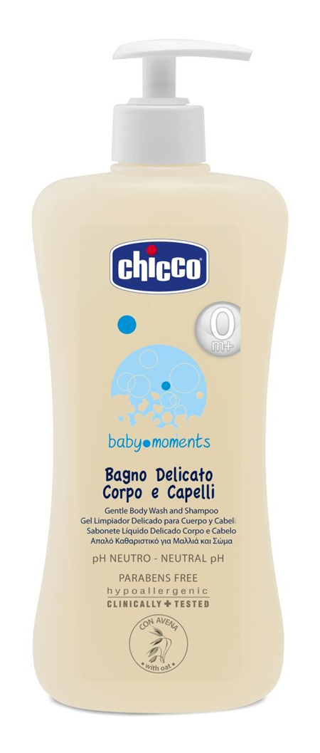 CHICCO COSMETICI BABY MOMENTS CORPO CAPELLI 500 ML - Farmacia Murachelli Di Putelli dr. Giovanni