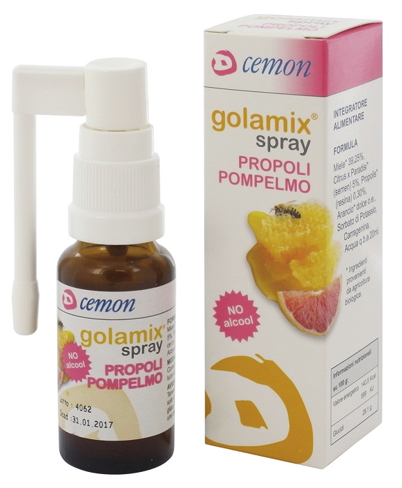 GOLAMIX SPRAY - PROPOLI POMPELMO 20 ML - Farmacia Murachelli Di Putelli dr. Giovanni