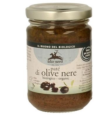 PATE' DI OLIVE NERE BIO 130 G - Farmacia Murachelli Di Putelli dr. Giovanni