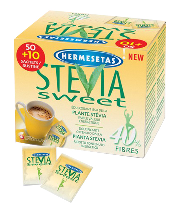 HERMESETAS STEVIA 50+10 BUSTINE - Farmacia Murachelli Di Putelli dr. Giovanni