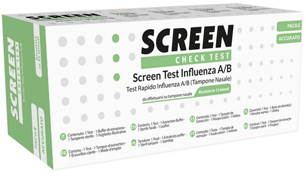 SCREEN TEST RAPIDO VIRUS INFLUENZA A/B TAMPONE NASALE/FARINGEO - Farmacia Murachelli Di Putelli dr. Giovanni