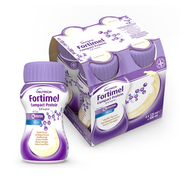 FORTIMEL COMPACT PROTEIN VANIGLIA 4 BOTTIGLIE DA 125 ML - Farmacia Murachelli Di Putelli dr. Giovanni