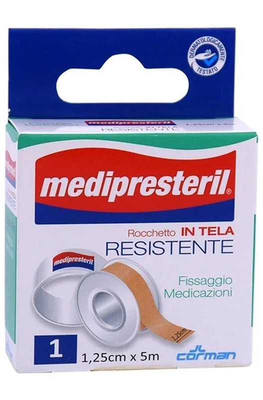 CEROTTO IN ROCCHETTO MEDIPRESTERIL IN TELA RESISTENTE M5X1,25CM - Farmacia Murachelli Di Putelli dr. Giovanni