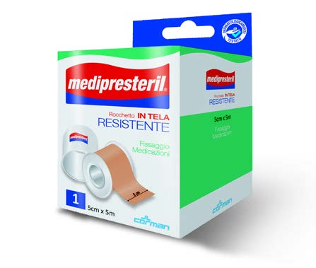 CEROTTO IN ROCCHETTO MEDIPRESTERIL IN TELA RESISTENTE 5X500CM - Farmacia Murachelli Di Putelli dr. Giovanni