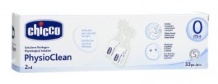 CHICCO PHYSIOCLEAN SOLUZIONE FISIOLOGICA 33 FLACONCINI 2 ML - Farmacia Murachelli Di Putelli dr. Giovanni