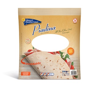 PIACERI MEDITERRANEI PIADINA OLIO D'OLIVA 200 GRAMMI - Farmacia Murachelli Di Putelli dr. Giovanni