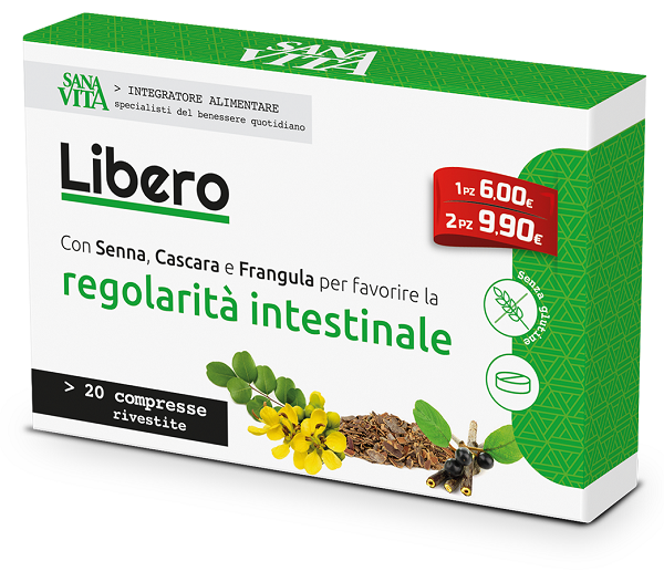 SANAVITA LIBERO 20 COMPRESSE - Farmacia Murachelli Di Putelli dr. Giovanni