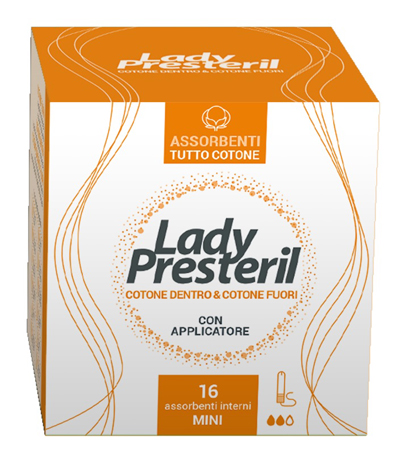 LADY PRESTERIL ASSORBENTI INTERNI MINI 16 PEZZI - Farmacia Murachelli Di Putelli dr. Giovanni