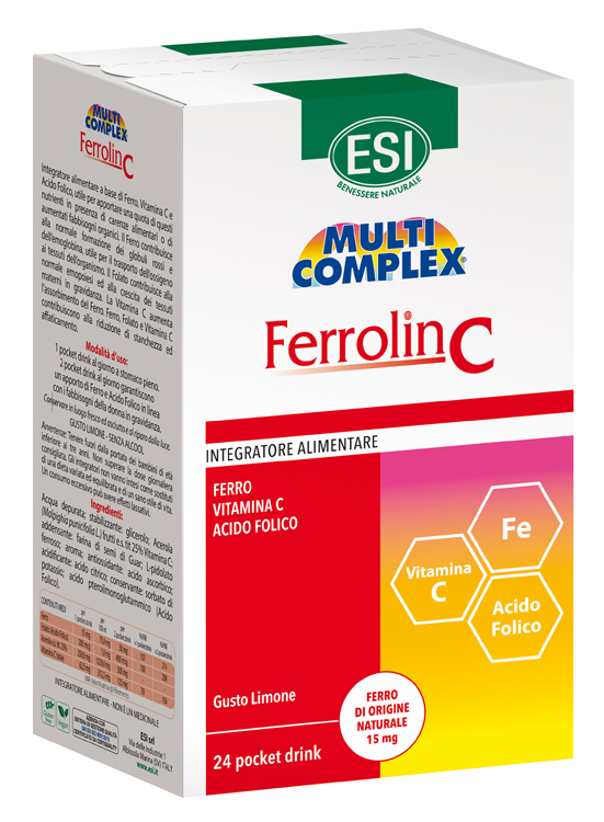 ESI FERROLIN C POCKET DRINK 24 BUSTINE - Farmacia Murachelli Di Putelli dr. Giovanni