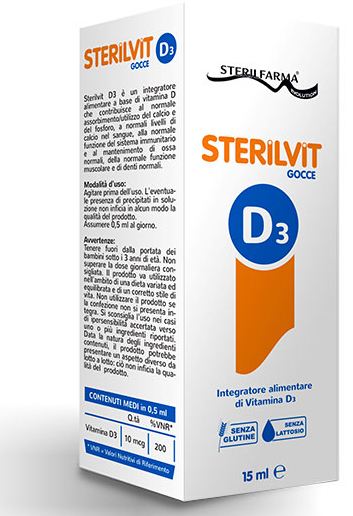 STERILVIT D3 GOCCE 15 ML - Farmacia Murachelli Di Putelli dr. Giovanni