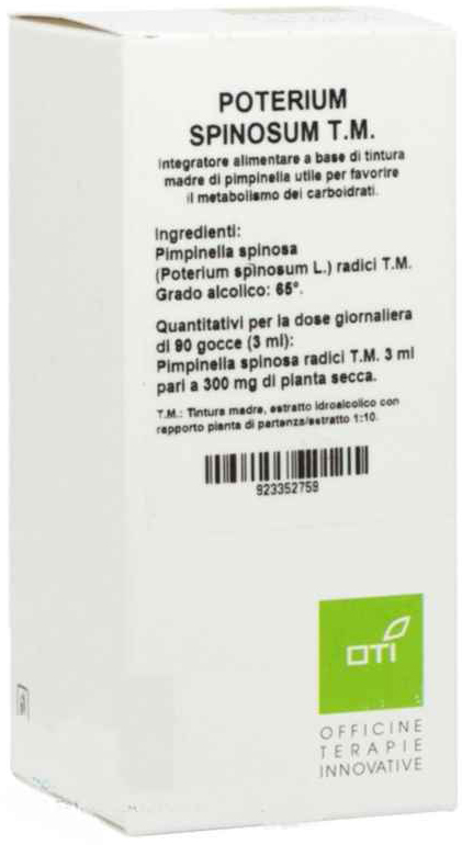 POTERIUM SPINOSUM TINTURA MADRE GOCCE 100ML - Farmacia Murachelli Di Putelli dr. Giovanni