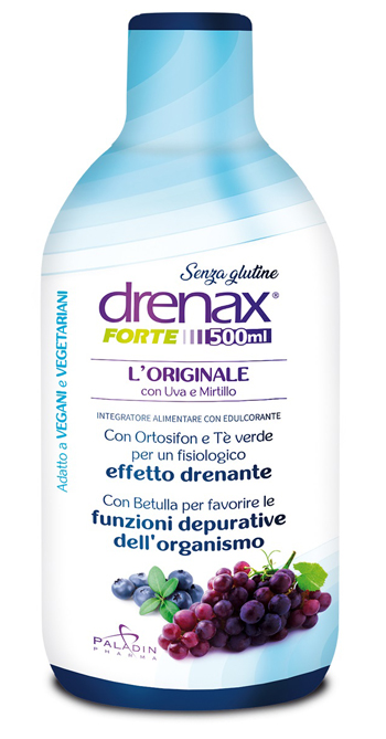 DRENAX FORTE L'ORIGINALE CON UVA E MIRTILLO 500 ML - Farmacia Murachelli Di Putelli dr. Giovanni