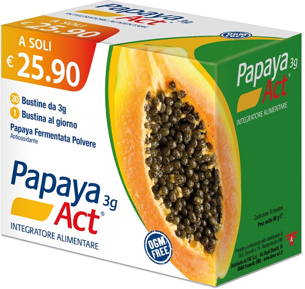 PAPAYA ACT 3G 30 BUSTINE - Farmacia Murachelli Di Putelli dr. Giovanni