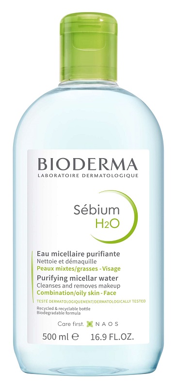 SEBIUM H2O ACQUA MICELLARE DETERGENTE PURIFICANTE 500 ML - Farmacia Murachelli Di Putelli dr. Giovanni
