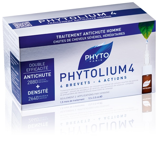 PHYTO PARIS PHYTOLIUM4 TRATTAMENTO ANTICADUTA CAPELLI UOMO 12 FIALE 3,5 ML - Farmacia Murachelli Di Putelli dr. Giovanni