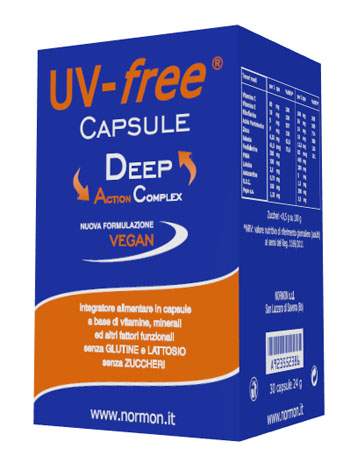 NORMON UV FREE 30 CAPSULE - Farmacia Murachelli Di Putelli dr. Giovanni